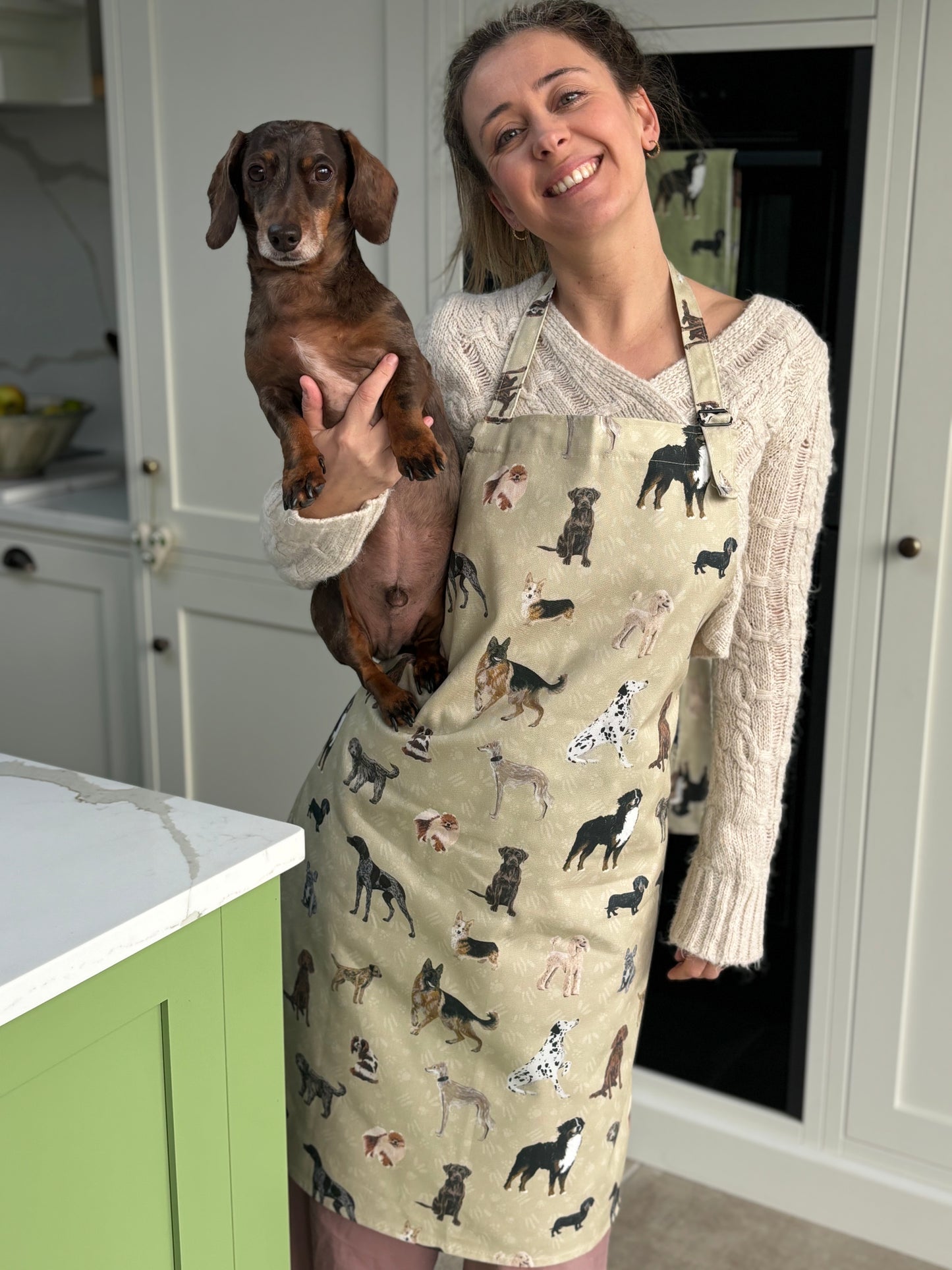 Delightful Dogs Tea Towel