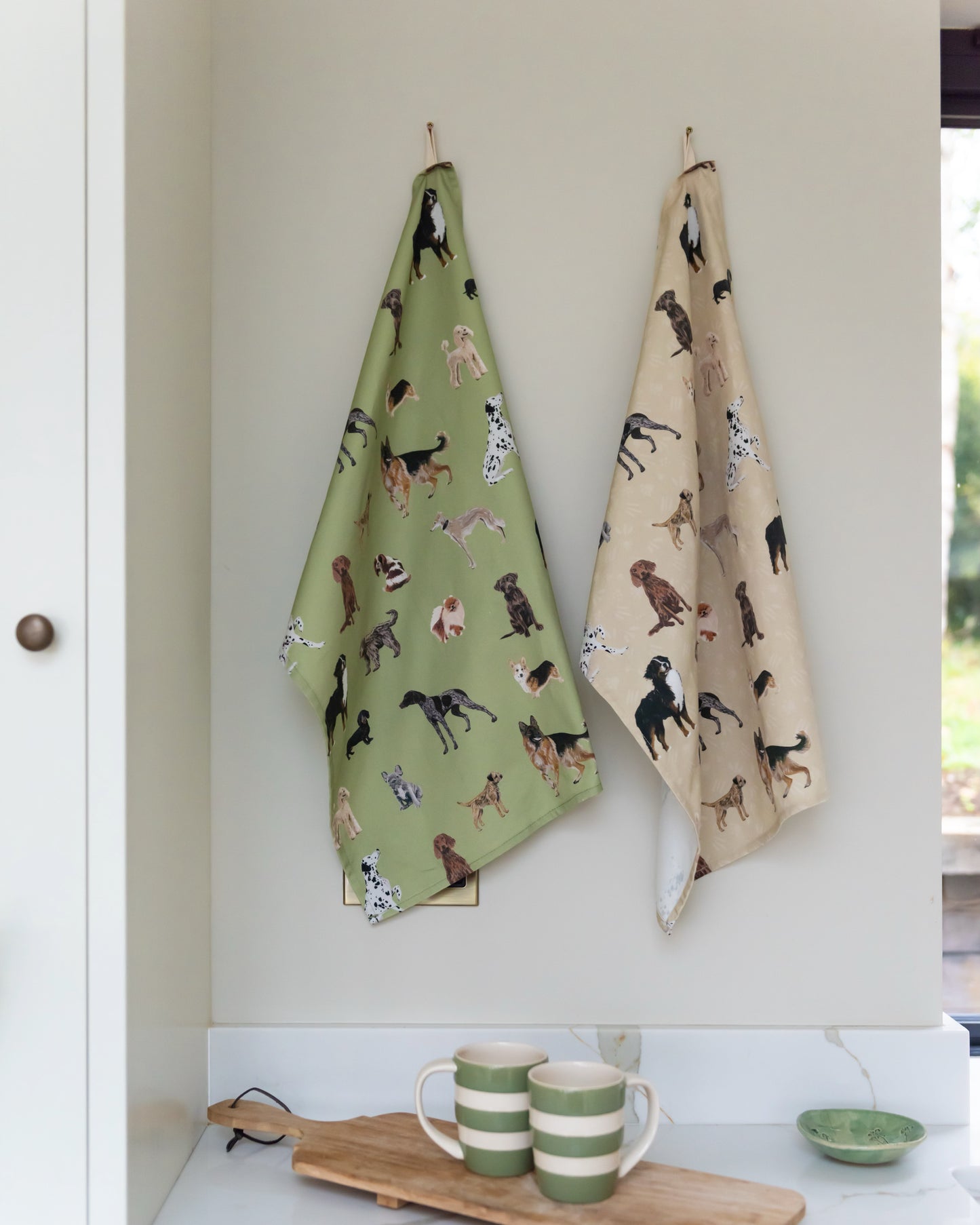Delightful Dogs Tea Towel