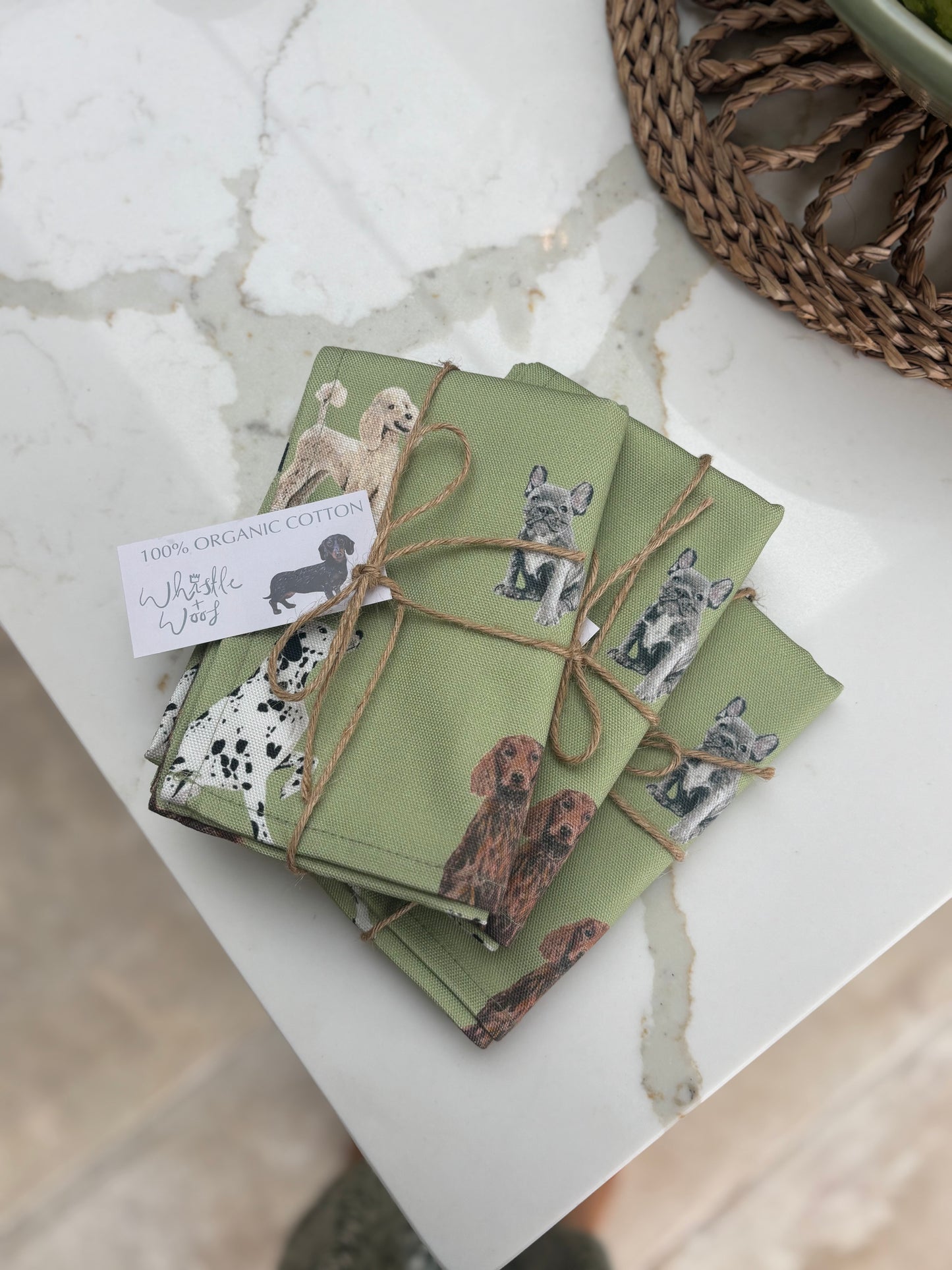 Delightful Dogs Tea Towel